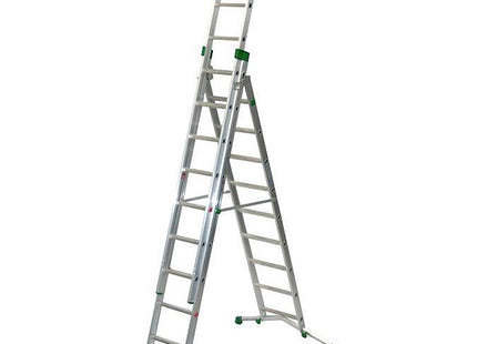 FACAL SCALA SUPER PRIMA 3 ELEMENTI TRASFORMABILE IN ALLUMINIO