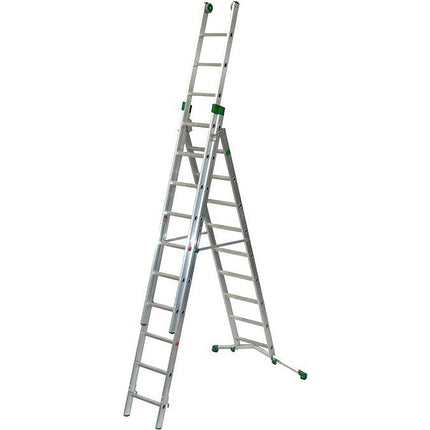 FACAL SCALA SUPER PRIMA 3 ELEMENTI TRASFORMABILE IN ALLUMINIO