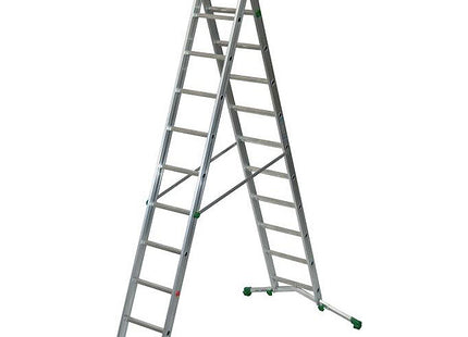 FACAL SCALA SUPER PRIMA 2 ELEMENTI TRASFORMABILE IN ALLUMINIO