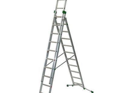 FACAL SCALA SUPER PRIMA 3 ELEMENTI TRASFORMABILE IN ALLUMINIO