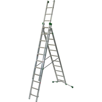 FACAL SCALA SUPER PRIMA 3 ELEMENTI TRASFORMABILE IN ALLUMINIO