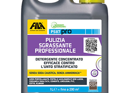 FILA PS87 PRO DETERGENTE SGRASSANTE SMACCHIATORE LT1