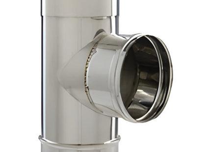 SYNERGY MONOTEC MONOPARETE RACCORDO A T 90° FEMMINA D.MM 80 INOX 316L