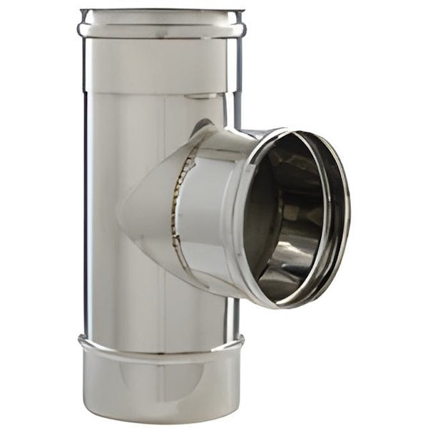 SYNERGY MONOTEC MONOPARETE RACCORDO A T 90° FEMMINA D.MM 80 INOX 316L