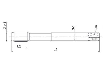 UFS MASCHIO MACCHINA V83 TXC ELICA 48° HSS-V3 FORI CIECHI