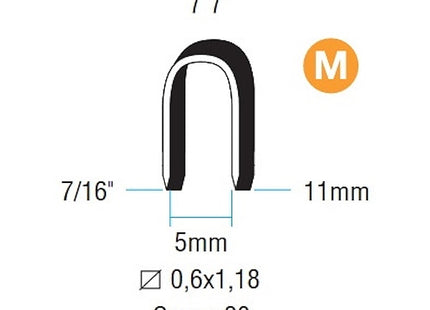 RO-MA PUNTI CAVETTI 77/11 CONF.DA PZ 1000*