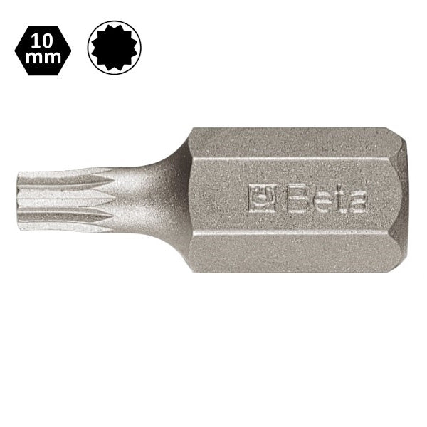 BETA   867XZN INSERTO BIT PER VITI CON INCAVO XZN ATTACCO MM10