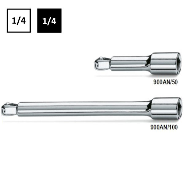 BETA   900AN PROLUNGA CON ATTACCO QUADRO MASCHIO E FEMMINA ANGOLARE 1/4&quot;
