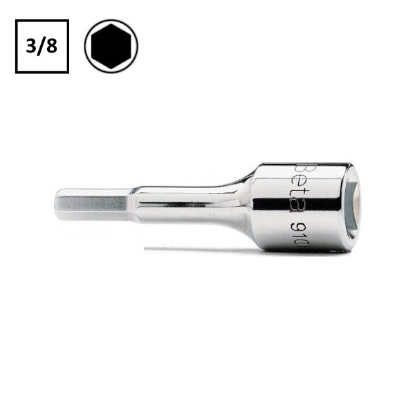 BETA   910ME CHIAVE A BUSSOLA A MANO 3/8&quot; MASCHIO ESAGONALE