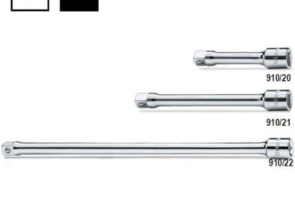 BETA   910/... PROLUNGA CON ATTACCO QUADRO MASCHIO E FEMMINA 3/8&quot;