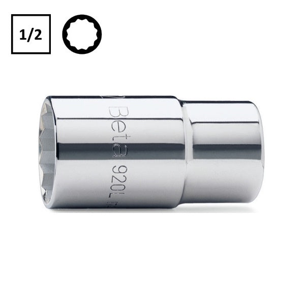 BETA   920BL CHIAVE A BUSSOLA A MANO 1/2&quot; POLIGONALE LUNGA