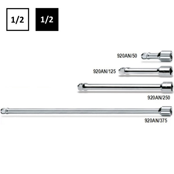 BETA   920AN PROLUNGA CON ATTACCO QUADRO MASCHIO E FEMMINA ANGOLARE 1/2&quot;