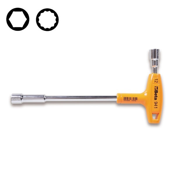 BETA   941 CHIAVE A PIPA ESAGONALE-POLIGONALE CON IMPUGNATURA