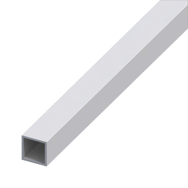 ALFER TUBO QUADRATO ALLUMINIO ANODIZZATO ARGENTO MT.1