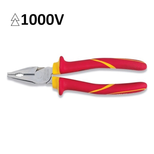 BETA  1150MQ PINZA UNIVERSALE CROMATA LUCIDA ISOLATA 1000V MM180