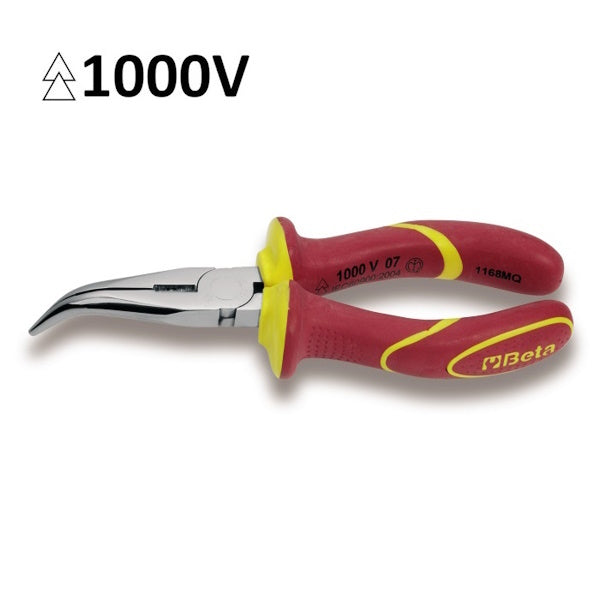BETA  1168MQ PINZA A BECCHI MEZZOTONDI LUNGHISSIMI PIEGATI 1000V