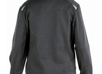 BETA  7644GG FELPA DA LAVORO CON ZIP LUNGA IN GRAPHENE GRIGIO