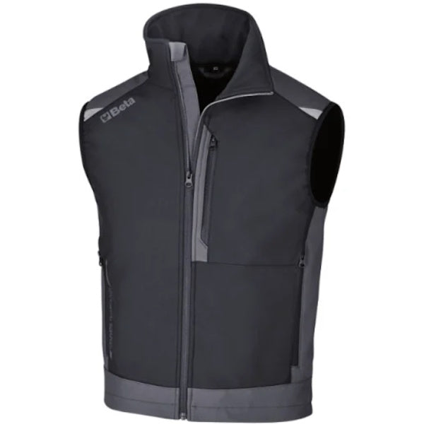 BETA  7647GG GILET DA LAVORO IN GRAPHENE GRIGIO/NERO