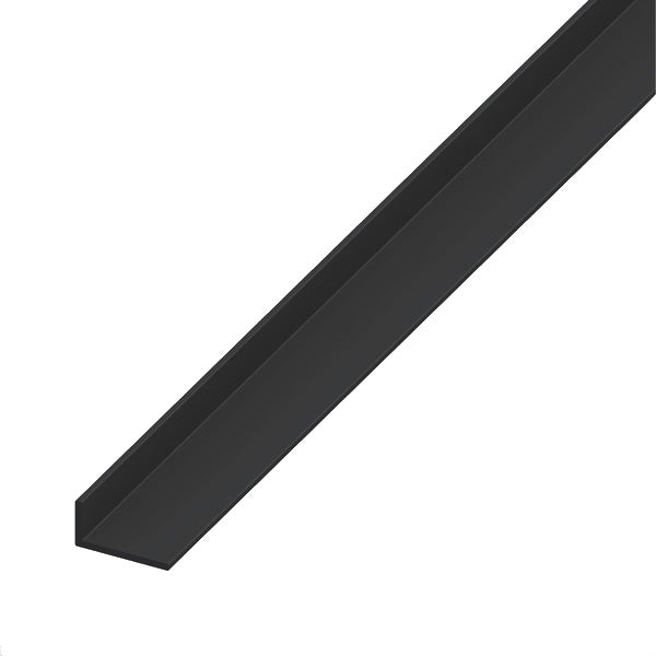 ALFER ANGOLARE LATI DISUGUALI PVC NERO MT.1