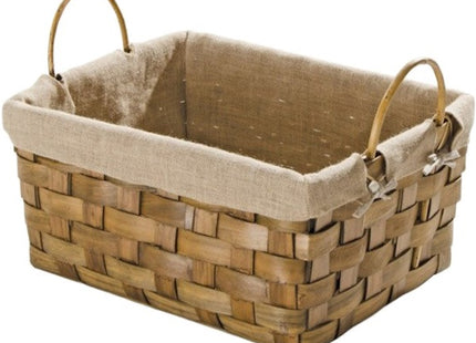 VERDELOOK CESTA PORTALEGNA RETTANGOLARE CON MANICI