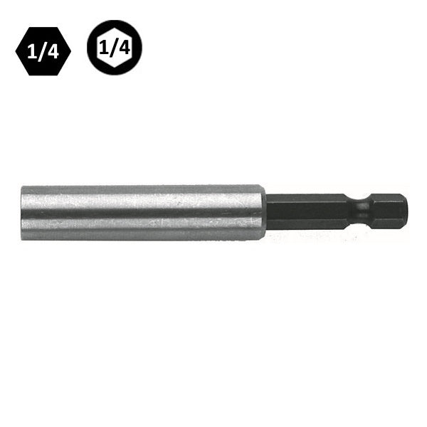 SCU PORTAINSERTI BITS MAGNETICO TIPO LUNGO ATTACCO DA 1/4&quot;