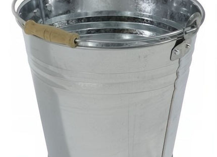 VERDELOOK SECCHIO ZINCATO A CALDO CON IMPUGNATURA IN LEGNO