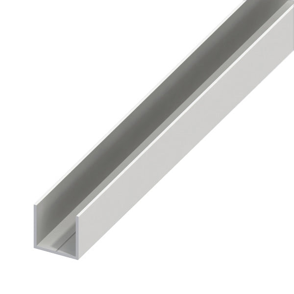 ALFER PROFILO QUADRATO A U PVC BIANCO MT2,5