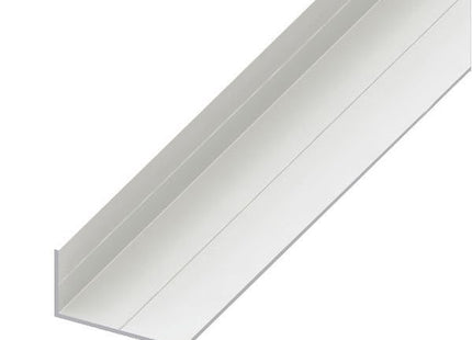 ALFER ANGOLARE LATI DISUGUALI PVC CON SCANALATURE UNICHE BIANCO MT.1