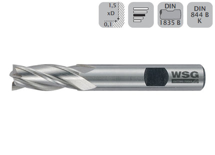 WSG FRESA CILINDRICA PER FINITURA CORTA IN HSS CO8*