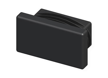 ALFER TAPPI A LAMELLE RETTANGOLARI PLASTICA NERO CONF.PZ 2