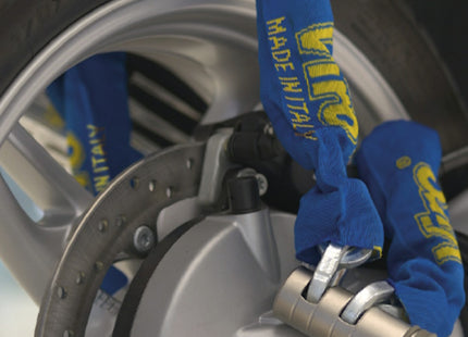 VIRO CATENA PER LUCCHETTI SEMIQUADRA SERIE 333 CON GUAINA BLU