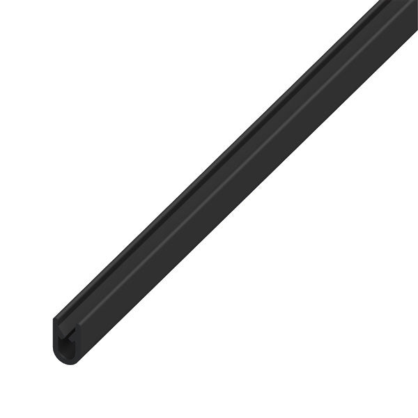 ALFER PROFILO PROTEZIONE BORDI PLASTICA NERO MT.2,5