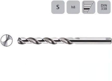 WSG PUNTA ELICOIDALE 4030 CORTA HSS CO5 DIN338