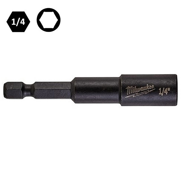 MILWAUKEE BUSSOLA ESAGONALE MAGNETICA CON ATTACCO DA 1/4&quot;