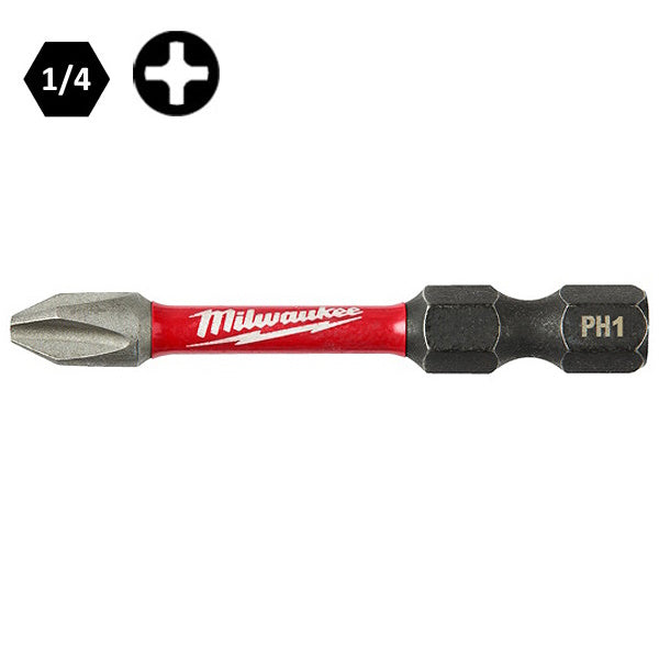 MILWAUKEE INSERTI BITS PER VITI A CROCE PHILLIPS PH DA MM50