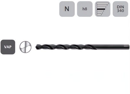 WSG PUNTA ELICOIDALE 5007 LUNGA HSS DIN340