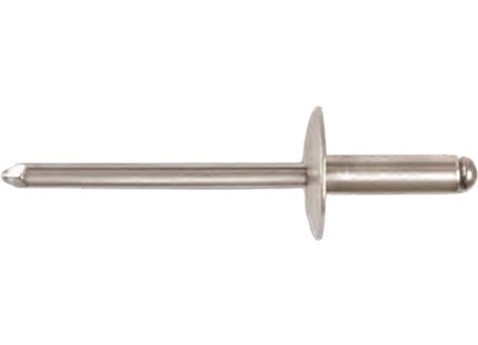 FAR RIVETTI IN ACCIAIO INOX A2 A TESTA LARGA