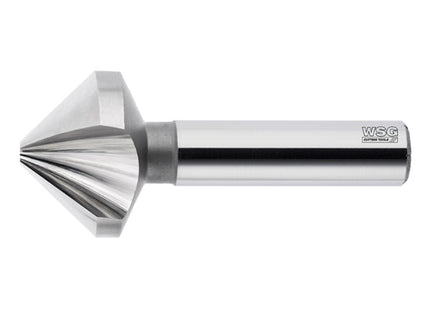 WSG SVASATORE 90° CODOLO CILINDRICO A 3 TAGLIENTI IN HSS DIN 335 C