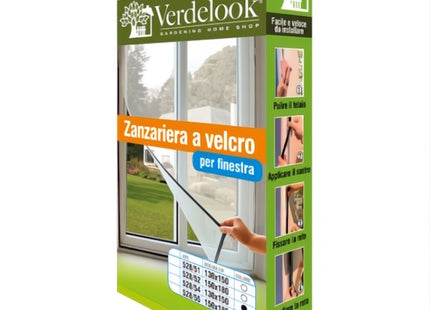 VERDELOOK ZANZARIERA A VELCRO PER FINESTRA