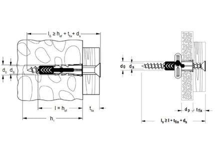 FISCHER TASSELLO DUOPOWER S IN BI-MATERIALE CON VITE