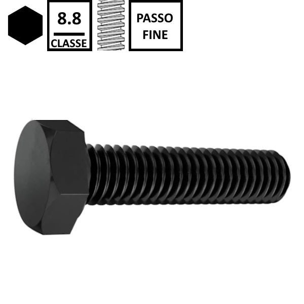 VITE TE INTERAMENTE FILETTATA CL.8.8 GREZZA PASSO FINE UNI 5740