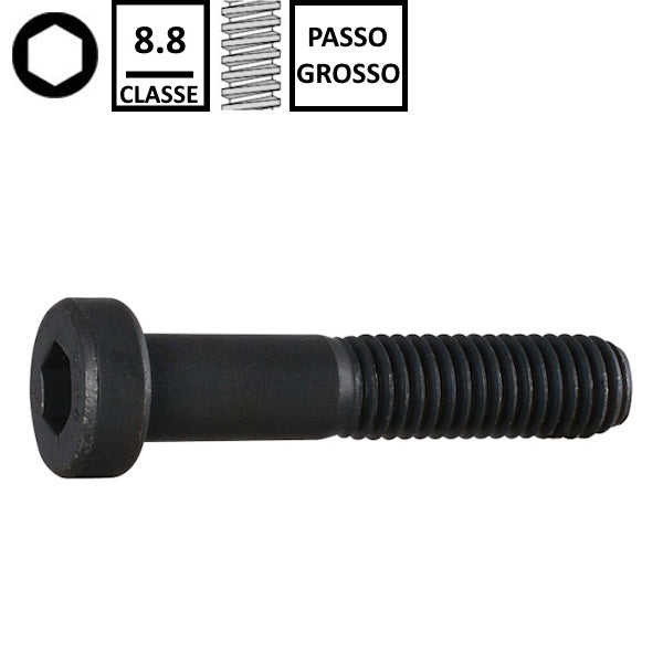 VITE TCEI TESTA RIBASSATA CLASSE  8.8 GREZZA DIN 7984