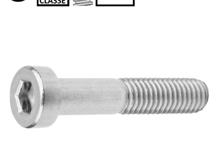 VITE TCEI TESTA RIBASSATA CLASSE  8.8 ZINCATA BIANCA DIN 7984