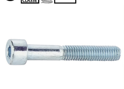 VITE TCEI CLASSE  8.8 ZINCATA BIANCA UNI 5931 DIN 912 ISO 4762