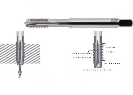 WSG MASCHIO MACCHINA 6038 HSS-E PER FORI PASSANTI