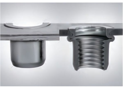 FAR INSERTO FILETTATO IN ACCIAIO A TESTA SVASATA FTS