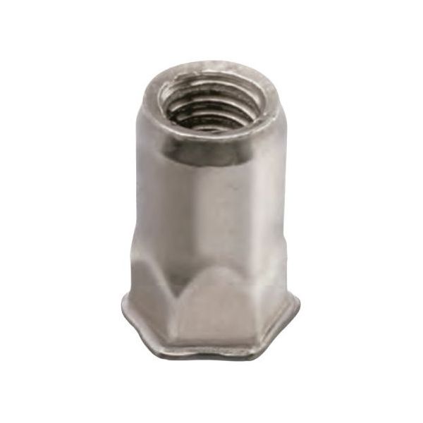 FAR INSERTO FILETTATO IN ACCIAIO TR GAMBO SEMI-ESAGONALE IE