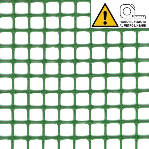 TENAX RETE QUADRA 10 IN PLASTICA MULTIUSO VERDE  AL METRO LINEARE
