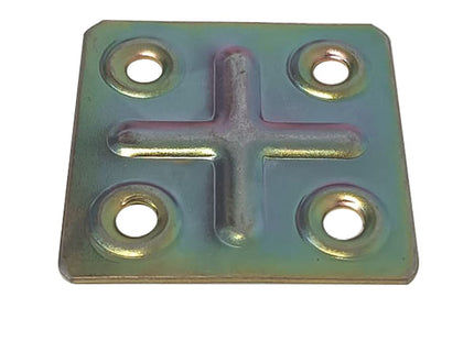 MINUTEX PIASTRE GIUNZIONE 4 FORI IN ACCIAIO ZINCATO IN CONF.DA PZ4