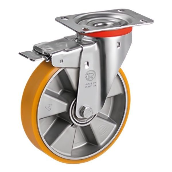 TELLURE ROTA RUOTA 65AL SUPPORTO GIREVOLE CON FRENO